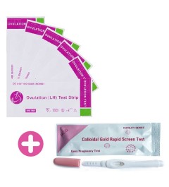 30 Units Pack of Ovulation Test + Pregnancy Pen Test